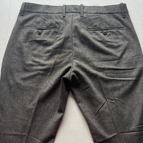 Gap Men’s Tailored Slim Fit Tweed Taupe Wool Blend Dress Pants Trousers 33 x 30 - Picture 8 of 16